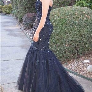 Black ANNYLEE prom dress with corset back